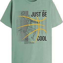 Men's Graphic Printed 100% Cotton T-Shirt - Regular Fit, Printed T-Shirts for Men-image-47