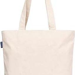 Premium Canvas Tote Bags for Women with zip closer | unique tote bag for Girls, 100% Organic Cotton Tote bag | beach bag | gift bag | office, school bag & Daily Usable strong handbag-image-84