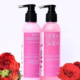M&U Rose Body Wash and Boyd Lotion Combo, Nourishing Gentle cleanserFor all skin type, Long lasting fragrance-50