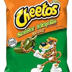 Cheetos Frito-Lay Cheddar Jalapeno Crunchy Pouch, 226.8 G-28