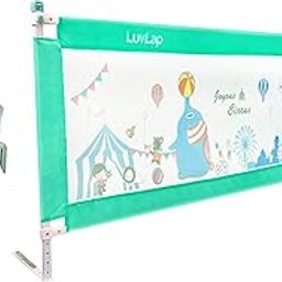Luvlap Bed Rail Guard for Baby/Kids Safety 9 in 1 Baby Food Masher Mill-image-3
