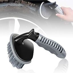 MIKANIX Car & Motorcycle Wheel/Tyre Cleaning Brush to Remove Mud, Dirt and Brake Dust for Vehicle Cleaning & Washing Tool-image-4