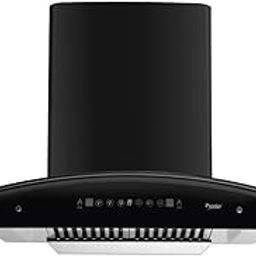 Prestige Zen 900 180W Split Kitchen Hood|Revolutionary Motion sensor|700 m3/hr suction|Low Noise 56Db|SS Baffle Filters|Heat-Resistant Tempered Glass|Black & Grey-image-3