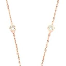 | 925 Sterling Silver | Rosegold Polish | Trendy Dainty Pendant with Cable Chain | Gift for Girlfriend, Women & Girls | With Certificate of Authenticity & Hallmark-image-35