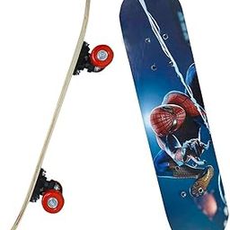 Yasamazing Fully Assemble 17 Inch x 5 Inch Big Size 120 Kgs Weight Capacity 5 Years Kids to 10 Years Skating Board Skateboard (Multidesign)-66