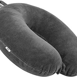 Btag Soft Fibre Filled Neck Pillow for Car, Train, Flight Travel, Neck Support Rest Pillow with Attachable Snap Strap | Pack of 1-14
