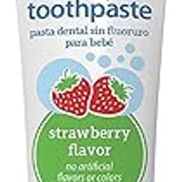 Dr. Brown's Baby Oral Health Toothpaste, Strawberry Flavor Toddlers And Kids Love, Fluoride Free, 0-3 Years, 1.4Oz-11