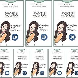 Eowote Girls & Women Invisible Waterproof Fashion Ear Lobe Support Earrings Self Adhesive Oval Ear Lobe Tape Support Patches Stickers Heavy Earrings Flexible (Small, 80 Pcs) (Transparent, Small)-image-79