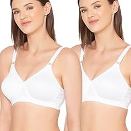 Women’s Pack of 2 Cotton Rich Non-Padded Wireless Smooth Super Lift Full Coverage Bra (COMB01)-picture-11
