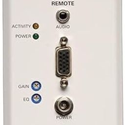 Tripp Lite VGA with Audio Over Cat5 / Cat6 Extender, Wallplate Receiver 1920x1440 at 60Hz(B132-100A-WP-1)-picture-1