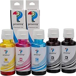 proffisy GT51 GT52 Refill Ink Dye Ink GT51 GT52 Ink Bottle Compatible with HP Ink Tank 115, 310, 315, 319, 410, 415, 416, 419, 455, 500, 515, 530, 615, GT 5810, GT 5811, GT 5820 (YCM+ 2PCS Black)-12