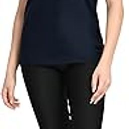 Morex Women's Half Sleeve Two-Piece Swimming Costume, T-Shirt Style, Removable Padding, 3/4 Length-picture-27