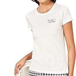 Women's Dreamz Off-White Sleepwear Top Comfort Fit,Snow White,L-image-22