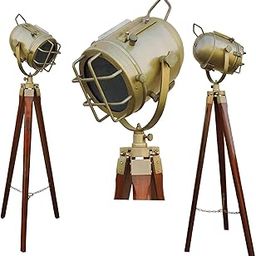 Medieval Replicas Simona Ceramic LED Floor Lamp, Metallic, Pack Of 1-image-60