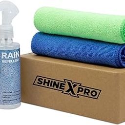 ShineXPro Rain Repellent For Car Windshield - Long Lasting Hydrophobic Spray Coating, Can Be Used On All Glass Surfaces - Improves Road Visibility & Safety-15