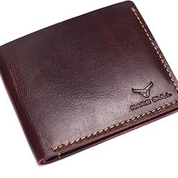 Leather RFID Wallet for Men -RFID Material with 9 Card Slots 2 Currency & Secret Compartments & 3 ID Card Slots, Pure Leather Wallet Perfect Gifts for Men (RAREBULL WALLET-299BRVT)-10