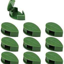 S SINDHIA® 10 Pcs Reusable Multipurpose Green Leaf Shape Plastic Clips for Indoor Plant Vine Support, Cable Organizer, Wire Holder, Food Bag Sealing & Home Décor-image-66
