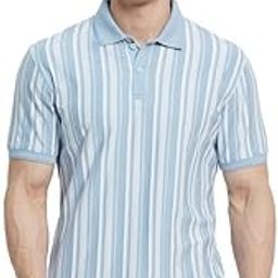 Men Striped Polo Collar Cotton T-Shirt-picture-26