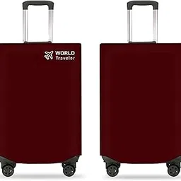 kraptick Non-Woven Luggage Cover – Waterproof, Dustproof, and Stretchable Luggage Protector Cover, Durable Non-Woven Luggage Case for Trolley Bags with Stretchable and Durable Design (Red-24 Inch)-picture-49