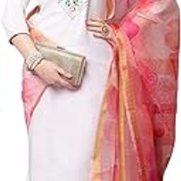Women's Cotton Blend Kurta Set With Dupatta-image-89