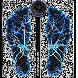 Drumstone 10 Year Warranty foldable, rechargeable, wireless EMS foot massager has eight modes and nineteen intensity levels for pain relief and relaxation (black).-image-46
