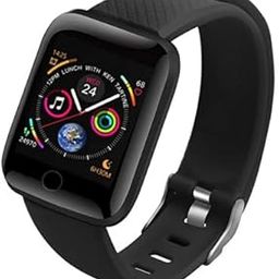 Exxelo 1 Year Warranty D116 Touchscreen Smart Watch Bluetooth Smartwatch with Heart Rate Sensor and Basic Functionality for All Boys & Girls & Adults-image-53