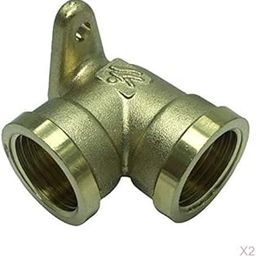MERISHOPP® 2 Pcs Brass Elbow 1/2 Double Female Thread Adapter Connector Pipe Fitting"|Business & Industrial | Hydraulics, Pneumatics & Pumps | Fittings & Adapters | Other Fittings & Adapters-picture-2