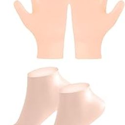 Bnf® Silicone Gloves and Socks Spa for Women Lady for Beach Winter Daily Use Skin Color|Health & Beauty | Health Care | Foot Creams & Treatments-image-55