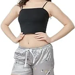 weet Women's Satin Printed Shorts-picture-45