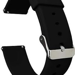ACM Watch Strap Silicone Belt 22Mm Compatible With Noise Colorfit Pro 3, 4, 5, Max, Alpha & Assist Smartwatch Casual Classic Band, Black-7