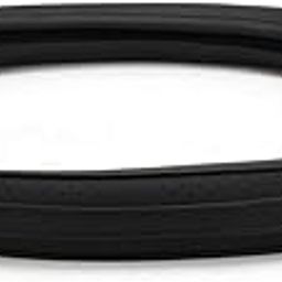 Hi Art Faux Leather Compatible with Toyota Innova Crysta Car Steering Wheel Cover (ExtraGrip2stripe665, Black)-image-46