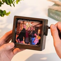 Personalized Couple Memories Flip Book Frame Animation Machine, Hand Motion Photo Albums, Custom Flip Book Frame Animation Machine, Hand Crank Rotation Photo Album, Custom Photo Flipbook Photo Album-image-4