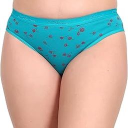 Women's Cotton Bikini Panty – Floral Print, Soft Breathable Mid-Rise Underwear-image-54