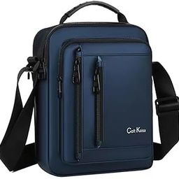 Unisex Sling Crossbody Messenger Bag – Blue | Multi-Compartment Travel, Office, and Business Shoulder Bag with Adjustable Strap-image-95