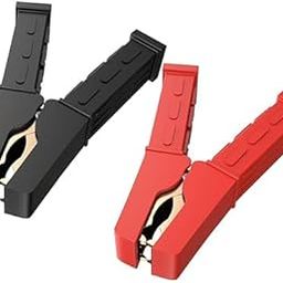 CREWBOLT Heavy-Duty Jumper Cable Clamps | 100-500A Pure Copper Alligator Clips for Car Battery, Welding Machines & Vehicle Charging (Pack of 4)-image-76