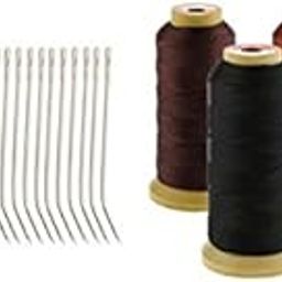 CALANDIS I+J Shape Hair Braids Track Needle Set and 5Color Extension Bangs Wig Tool Sewing Weave Weft Thread Kit | Wigs & Hairpieces | Hair Extensions & Wigs | Hair Care & Styling-image-74