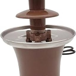 Club Bollywood®Electirc Mini Chocolate Fondue Fountain Machine 3 Tiers BBQ Sauce Ranch|Home & Garden | Small Kitchen Appliances |1 Piece Chocolate Fondue Fountain-image-25
