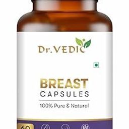 Dr Vedic Breast Support Capsules 100% Pure & Natural | Ayush Approved with Ayurvedic Herbs like Ashwagandha 60 Capsules For Women-66