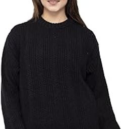 Women's Wool Casual Pullover Sweater-image-14