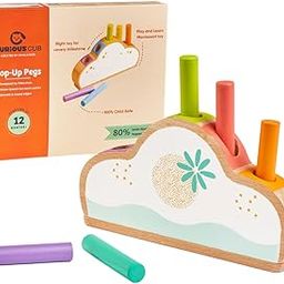 Curious Cub Montessori Pop-Up Toy | Educational Learning Toys For Early Development For Toddlers | Fine Motor Skills & Color Matching Puzzle | 6 Months - 2 Years, Multicolor-image-10