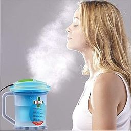 COSKIRA Mini Face and Nose Steam Vaporiser Facial Steamer Vaporizer for Cold and Cough Nozzle Inhaler Electric face steam-image-89