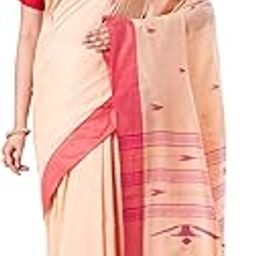 Womens Handloom Pure Cotton Khadi Saree With Blouse Piece-image-26