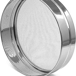 Trendvila Fine Mesh Stainless Steel Chalni – 19 CM for Atta, Suji & Other Flours-image-3