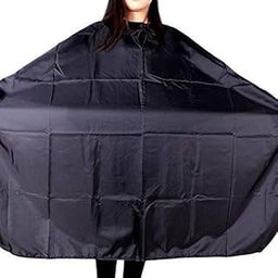 DEXO Barber Hair Cutting Sheet Apron Cap Waterproof for Women Men Hairdressing Salon Accessories (Black) Pack of 1-image-13