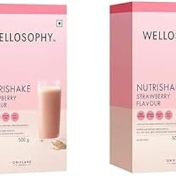 Oriflame WELLOSOPHY nutrishake natural strawberry flavour - 500 x 2 g - Pack of 2-image-11