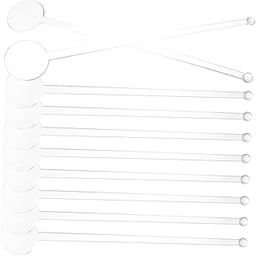 Cabilock Sturdy Smooth Plastic Stirrers 160 Pieces Round Beverage Stirrer for Cocktails Juices Coffee Hot Chocolate-image-26