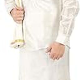 Mens Silk Look Full Sleeve Regular Fit Shirt + Double Layer 8 Mulam Dhoti(Free Size) + Single Towel-image-48