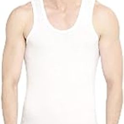 Quickdry Round Neck Men's Cotton Regular Fit Vest White (Pack of 3, 95 Cm), Assorted, XL-9