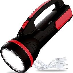 Pick Ur Needs 2 in 1 Long Range Search Torch Light with Table Desk LED Lantern with Dual Power Full Battery Backup (REd)-11