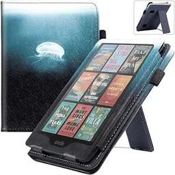 generic PU Leather Smart Flip Protective Case Cover | Compatible with 12th Generation Kindle Paperwhite E-Readers | Slim Lightweight Design with Auto Sleep/Wake and Hand Strap-picture-24